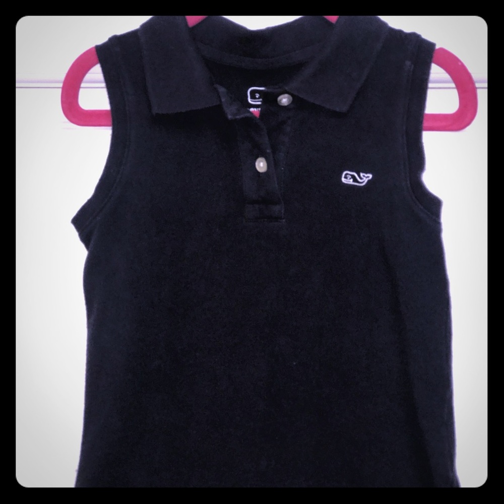 Vineyard Vines size 4t navy sleeveless shirt